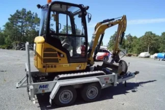 2017 CATERPILLAR 301.7D + 3 baldes + reboque