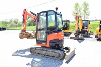 2015 Kubota U 27-4 + 3 baldes e engate rápido